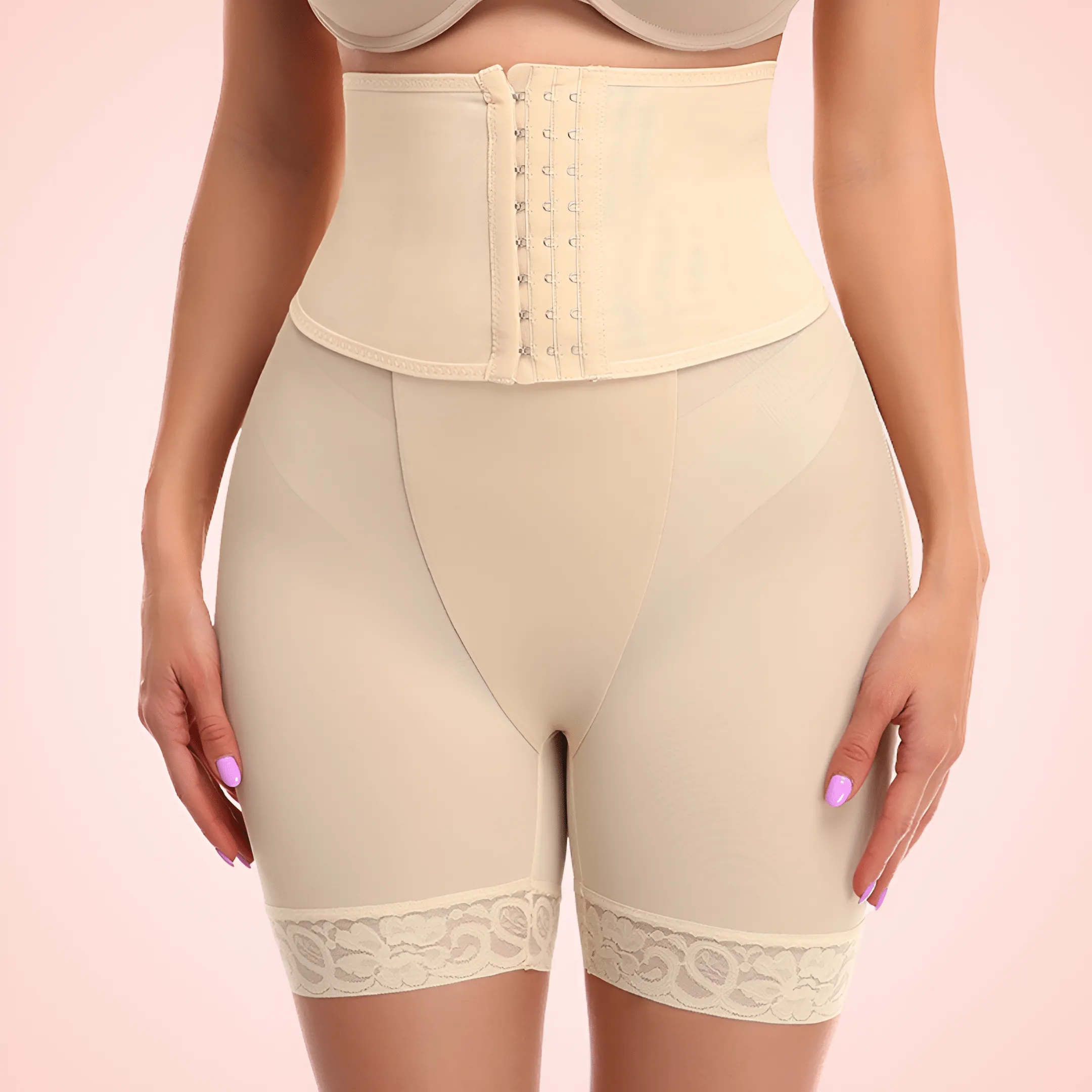 Women's Padded Waist Trainer and Tummy Tucker Shorts