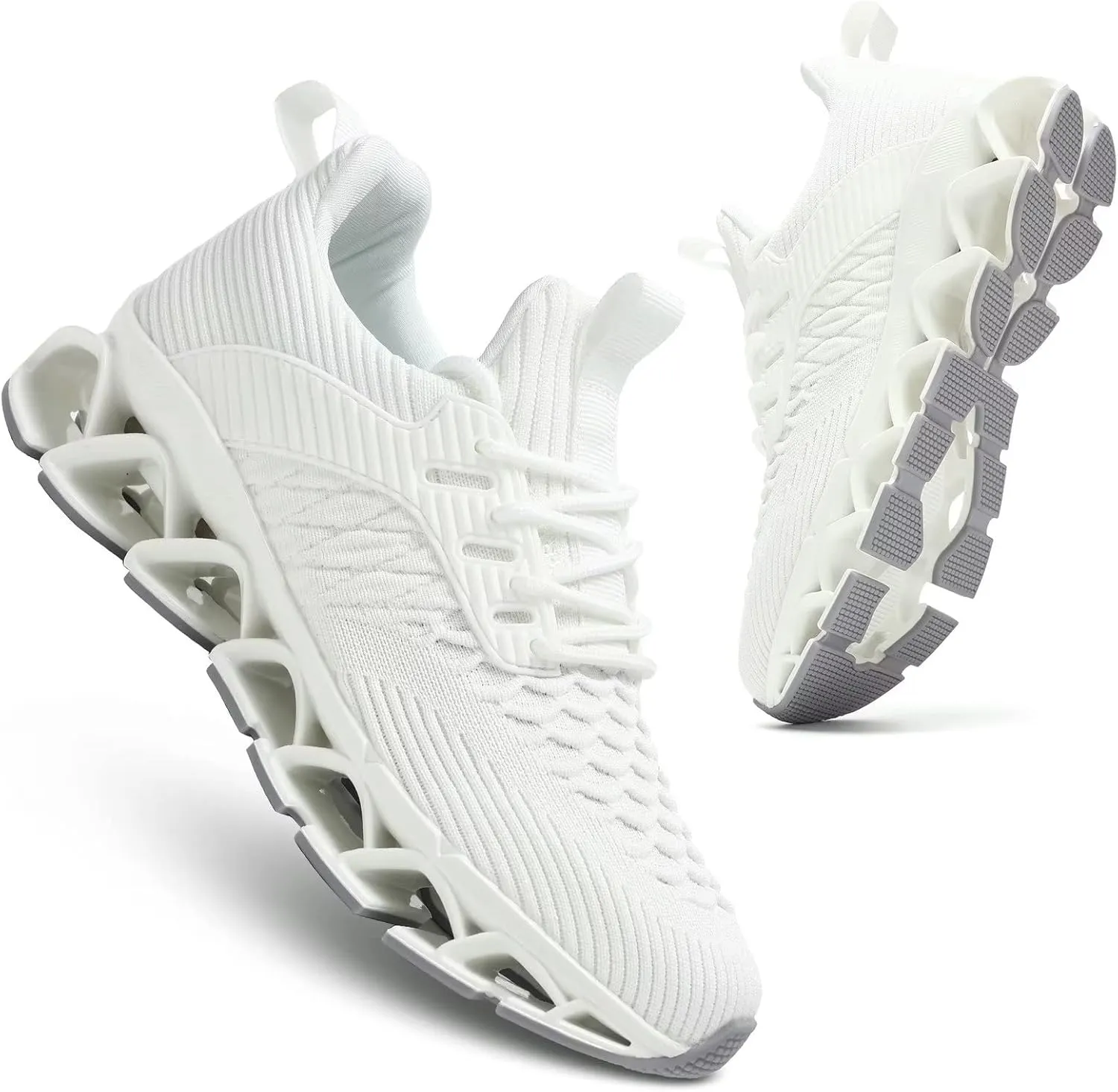 Womens Slip-ins Running Shoes Blade Tennis Walking Sneakers Comfortable Fashion Non Slip Work Sport Shoes Gym Trainers