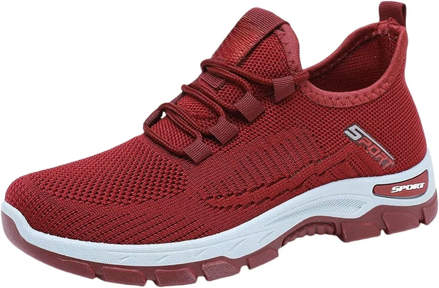 Womens Slip On Sneakers Wide Toe Box Shoes Extra Wide Width Sneakers Air Cushion Road Running Shoes Ultra Light Tennis Gym Workout Training Shoe Breathable Walking Shoe with Arch Support