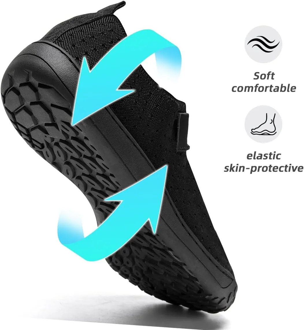 Womens Walking Shoes Wide Toe Sneakers Workout Slip On Sports Zero Drop Minimalism Flat Sole