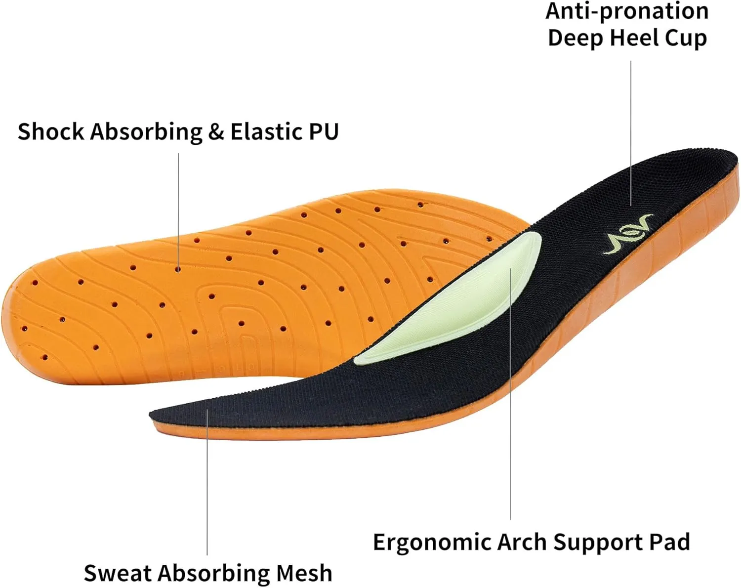 Womens Walking Shoes with Arch Support Air Running Shoes Non Slip Tennis Orthotic Sneakers for Plantar Fasciitis Grey