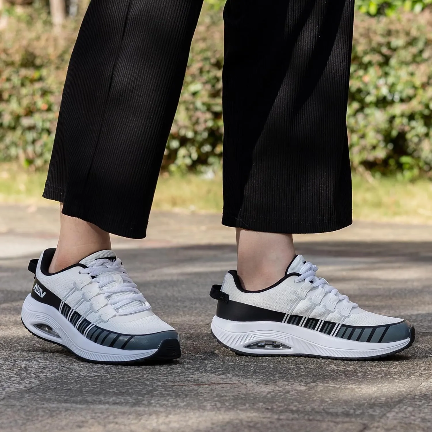 Womens Walking Shoes with Arch Support Air Running Shoes Non Slip Tennis Orthotic Sneakers for Plantar Fasciitis Grey
