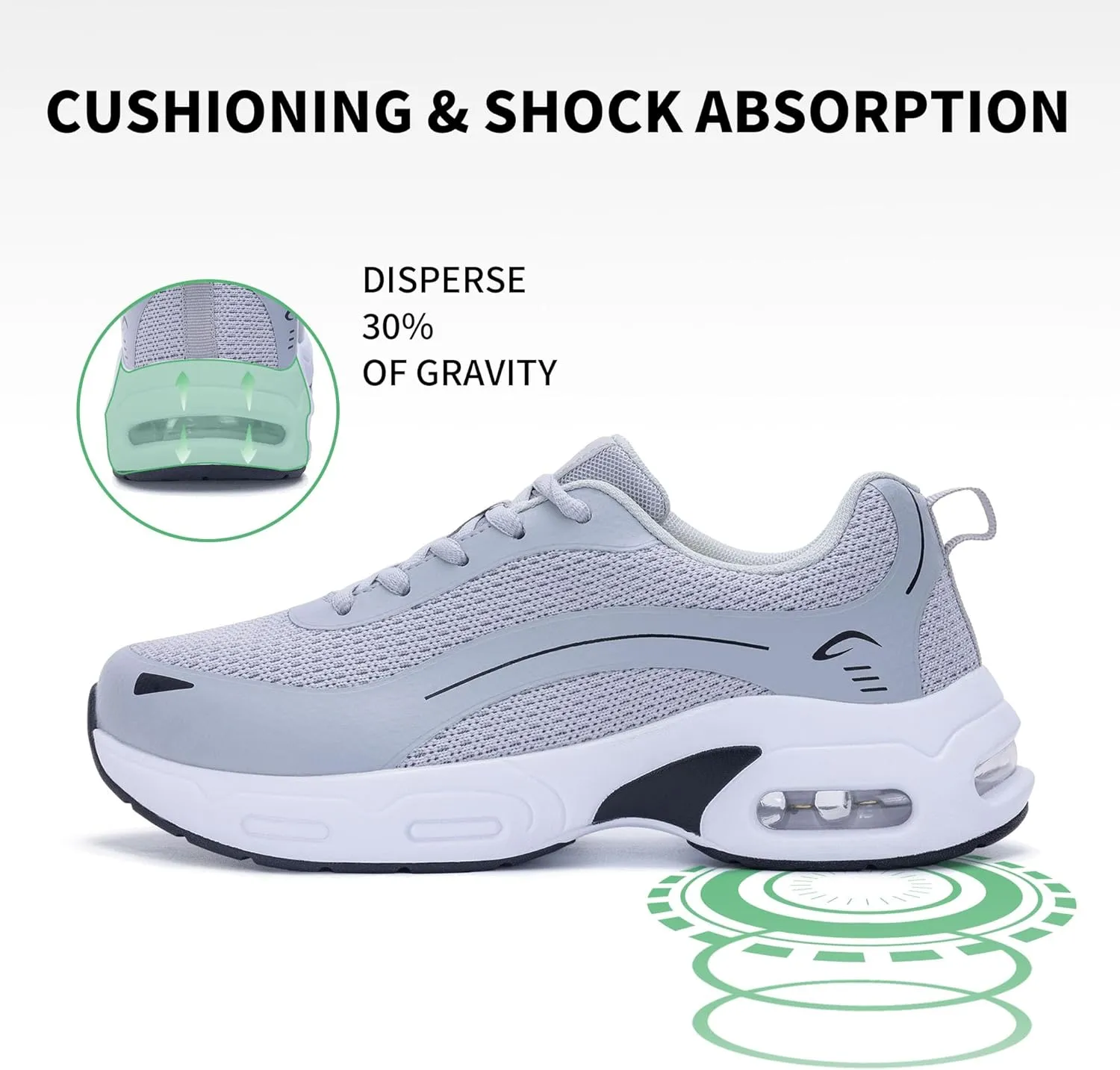 Womens Walking Shoes with Arch Support | Orthotic Sneakers for Plantar Fasciitis Foot Heel Pain Relief | Tennis Running Shoes US 6.5-11