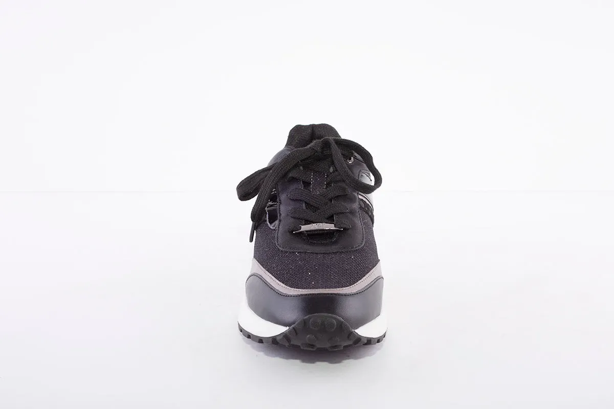 XTI - 43340 LACED FASHION TRAINER - BLACK COMBI