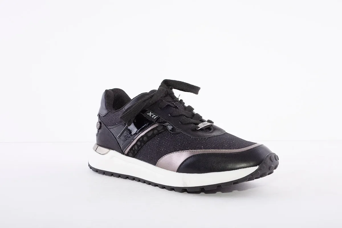 XTI - 43340 LACED FASHION TRAINER - BLACK COMBI