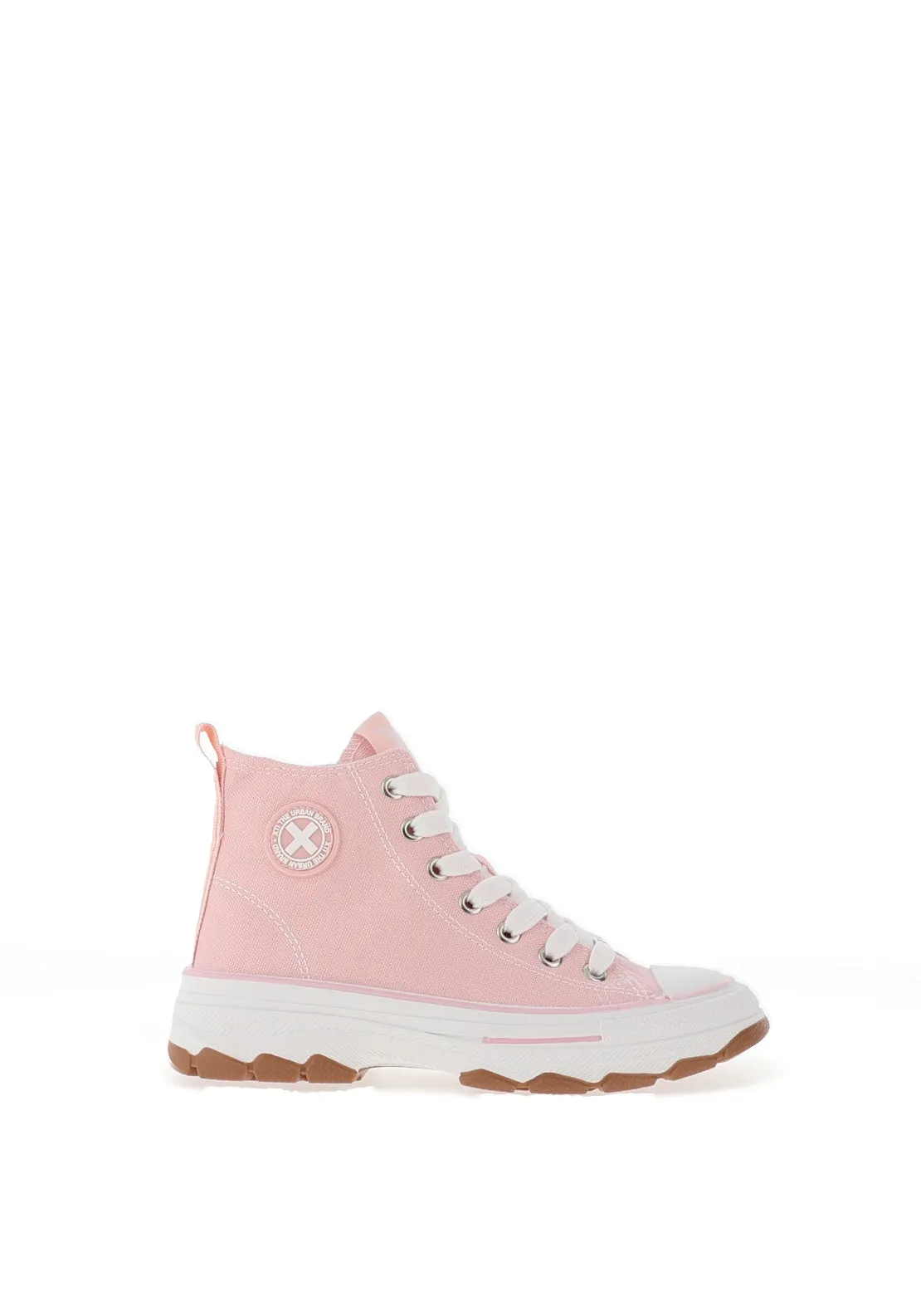 Xti Girls 151277 Hi Top Trainer, Pink