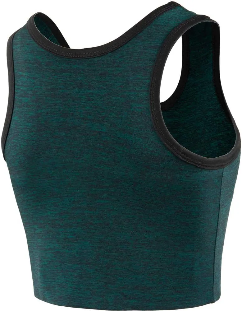 XUJI 3 Rows Central Clasp Chest Binder Tank Top