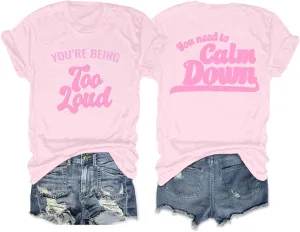 You Need to Calm Down Shirt Country Concert Tops for Women Music Lovers Letter Graphic Tees LGBTQ Pride Gift Tops