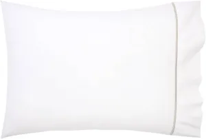 Yves Delorme Athena Pierre Pillowcase | 500 Thread Count, Cotton | Luxury Bedding from France