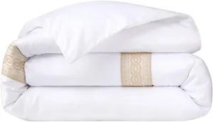 Yves Delorme Joyau Multicolor Full/Queen 92 x 92 in Duvet Cover - Extra Soft and Warm Luxury Sheets, 100% Natural Organic French Bed Linens - Breathable and Durable