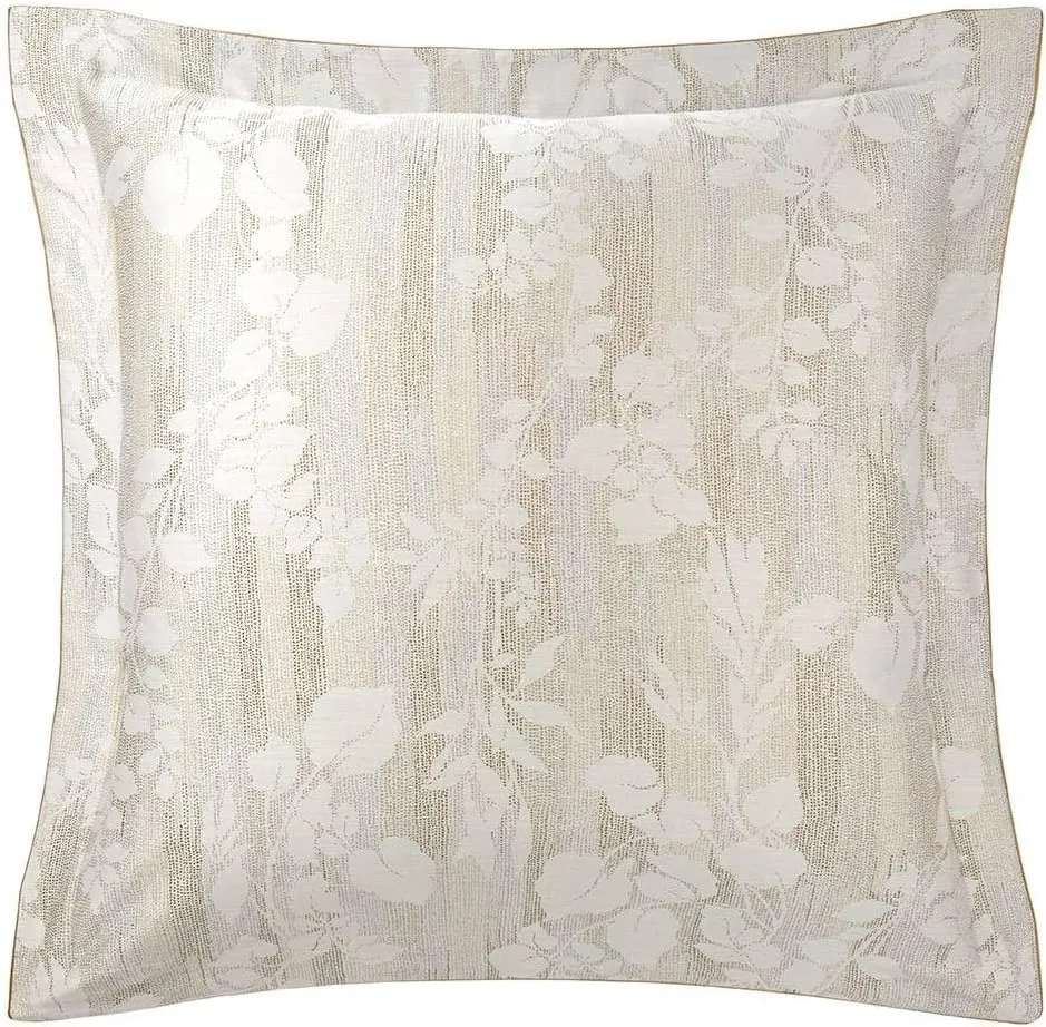 Yves Delorme Nymphes Multicolor Euro 26 x 26 in Sham - Extra Soft and Warm Luxury Sheets, 100% Natural Organic French Bed Linens - Breathable and Durable