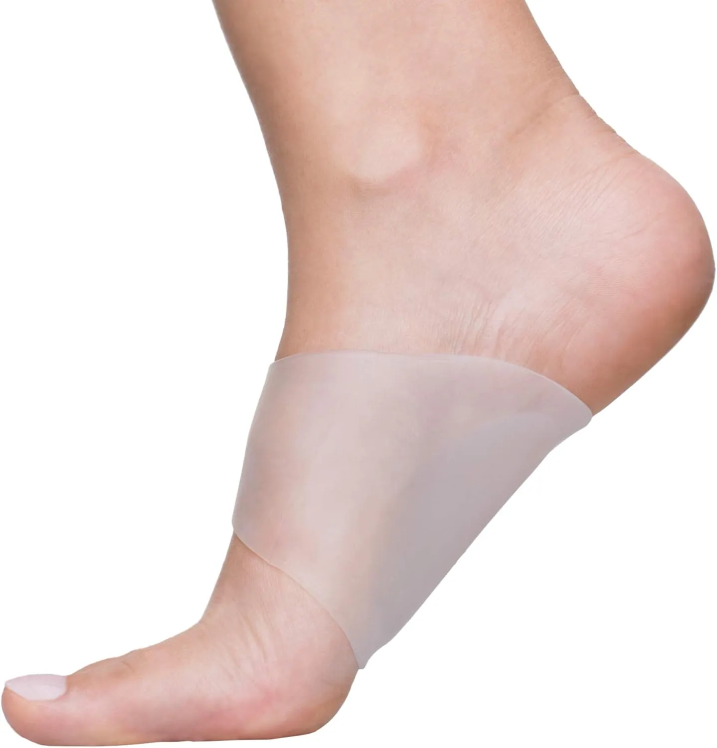 ZenToes Gel Arch Supports for Plantar Fasciitis, Flat Feet, Foot Support Pain - Pair of Gel Inserts for Sandals, Sneakers, Boots, High Heels, Shoes (Large fit Men's 8.5-12, Women's 9.5-13)